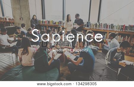 Sapience Highly Educated People Graphic Concept