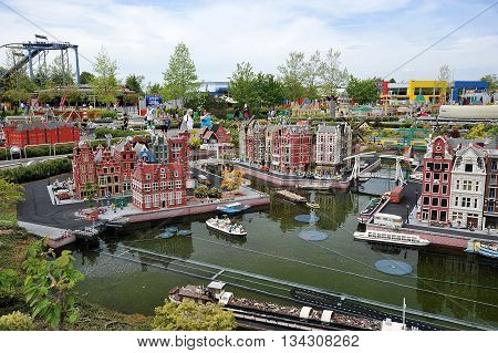 Gunzburg Germany - May 6: Legoland - Mini Europe From Lego Bricks On May 6 2014 Gunzburg Germany