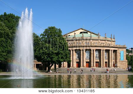 The opera house in Stuttgart