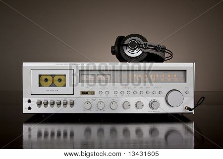 Ricevitore vintage Stereo Cassette Deck