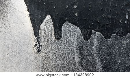 Dripping  Black Paint