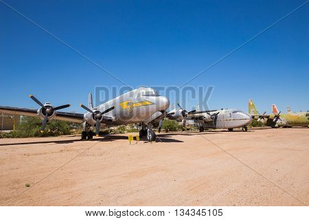 USA. ARIZONA. JUNE - 13, 2016: Pima Air & Space Museum