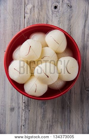 Rosogolla or Roshogolla or Rasagola or Ras Gulla, famous Bengali sweet