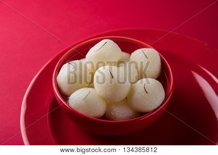 Rosogolla or Roshogolla or Rasagola or Ras Gulla, famous Bengali sweet