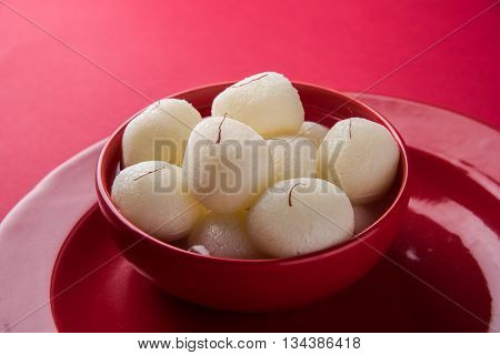 Rosogolla or Roshogolla or Rasagola or Ras Gulla, famous Bengali sweet