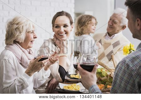 Happy Family Gathering