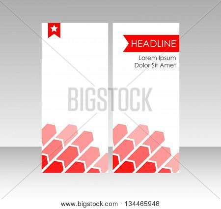 Brochure leaflet cover, for business and corparate use