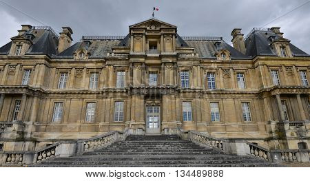 Maisons Laffitte France - april 4 2016 : the castle built in the 17 th century