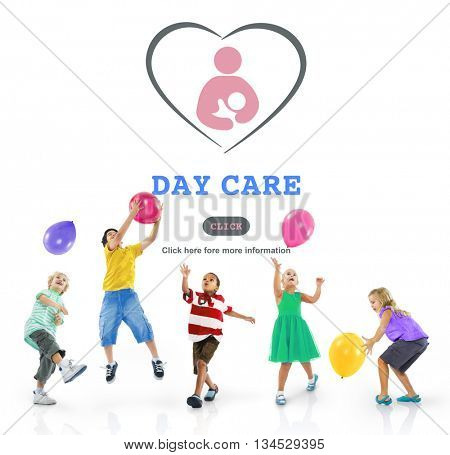 Day Care Babysitter Nanny Nursery Love Motherhood Concept