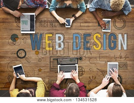 Web Design Technology Browsing Programming Concept