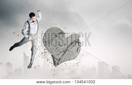 Young man heartbreaker