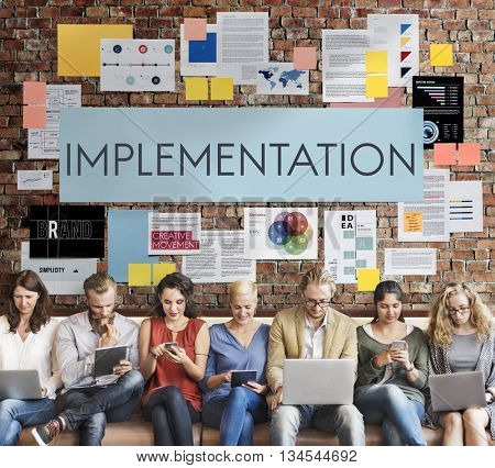 Implementation Accomplish Installing Perform Concept