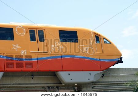 Monotrilho, estância de ilha de Sentosa, Cingapura