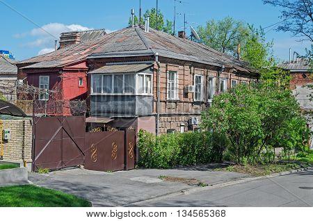 Old manor house of the late 18th century which Soviet government reequipped for several families
