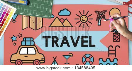 Travel Vacation Sun Fun Enjoyment Concept