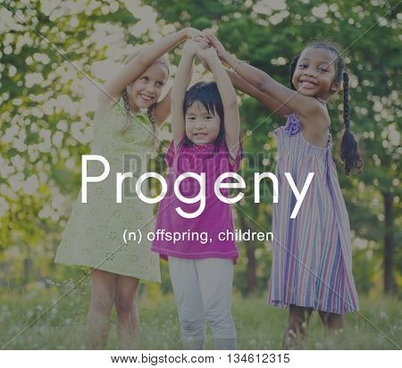 Progeny Children Generation Juvenile Young Kids Concept