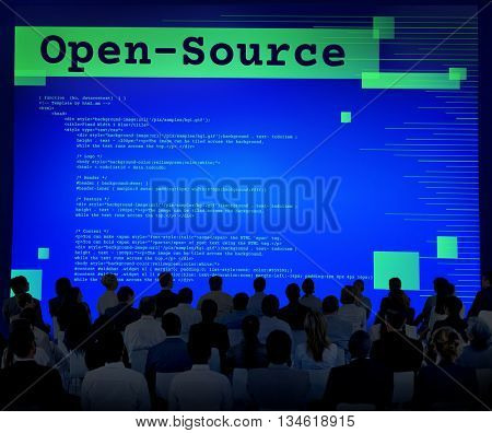Open-Source Access Coding Source Technology Concept