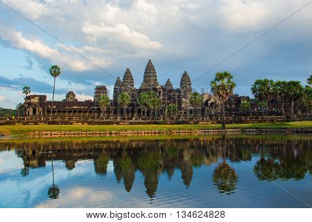 Angor Wat is ancient architecture in Cambodia