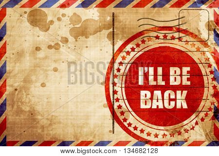i'll be back
