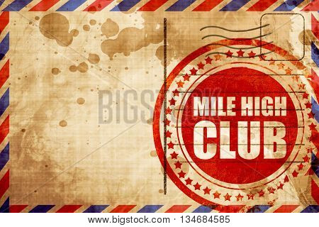 mile high club