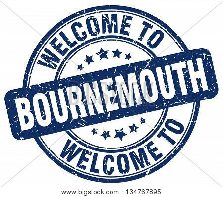 welcome to Bournemouth stamp. welcome to Bournemouth.
