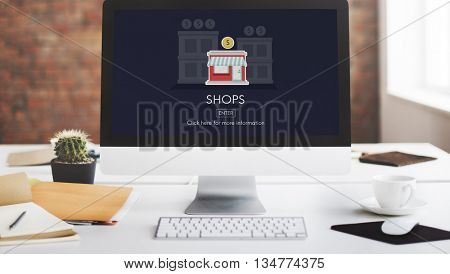 Stores Shops Business Opportunity Investment Concept