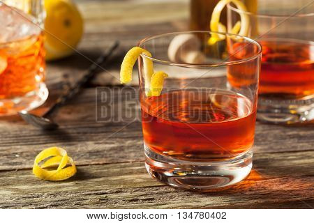 Homemade New Orleans Sazerac Cocktail