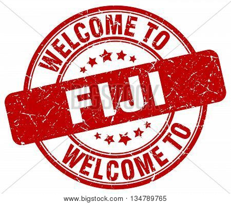 welcome to Fiji stamp. welcome to Fiji.