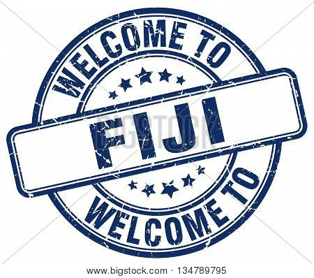 welcome to Fiji stamp. welcome to Fiji.