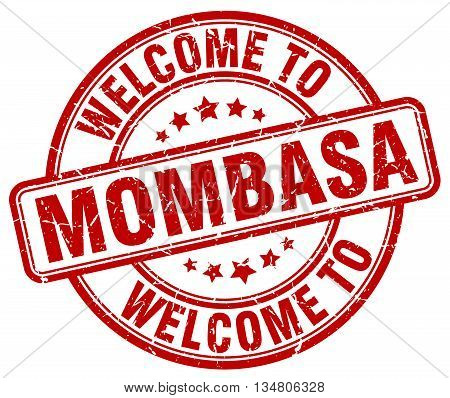 welcome to Mombasa stamp. welcome to Mombasa.