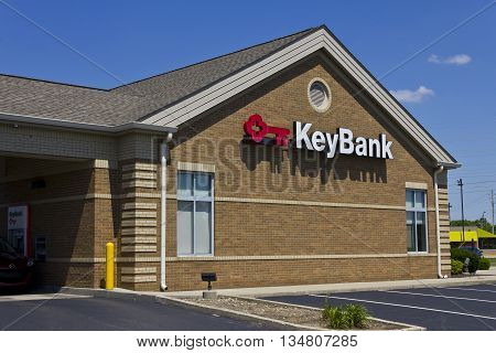 Indianapolis - Circa June 2016: KeyBank Consumer Branch. KeyBank is a Regional Bank Based In Cleveland I
