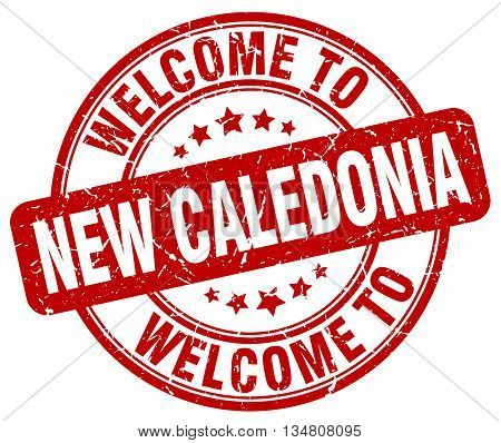 welcome to New Caledonia stamp. welcome to New Caledonia.