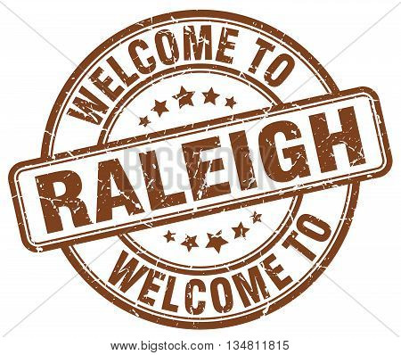 welcome to Raleigh stamp. welcome to Raleigh.