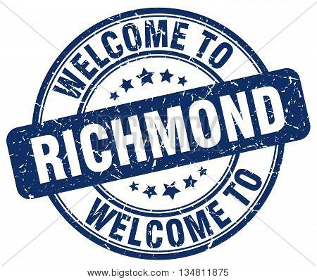 welcome to Richmond stamp. welcome to Richmond.