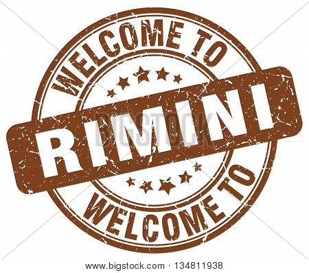 welcome to Rimini stamp. welcome to Rimini.