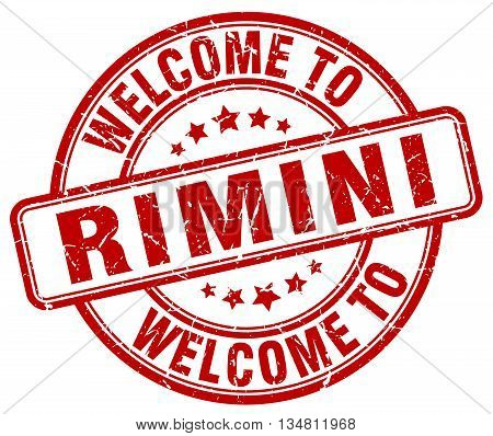 welcome to Rimini stamp. welcome to Rimini.