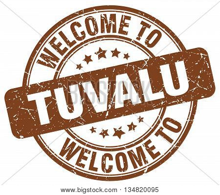 welcome to Tuvalu stamp. welcome to Tuvalu.
