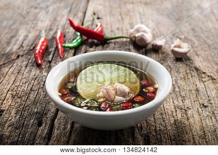 Thai Fish Sauce Three Taste.