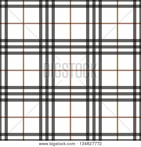 Tartan seamless pattern. Checkered geometric texture plaid. Fashion traditional scottish design. Classic british template wallpaper wrapping fabric or textile material flannel. Vector Illustration