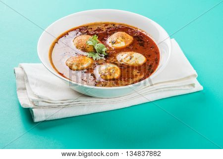 Indian famous Egg Masala curry / Anda Curry / Anda Masala curry / egg curry