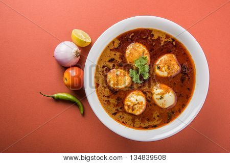 Indian famous Egg Masala curry / Anda Curry / Anda Masala curry / egg curry