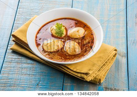 Indian famous Egg Masala curry / Anda Curry / Anda Masala curry / egg curry