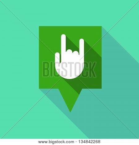 Long Tooltip Icon With A Rocking Hand