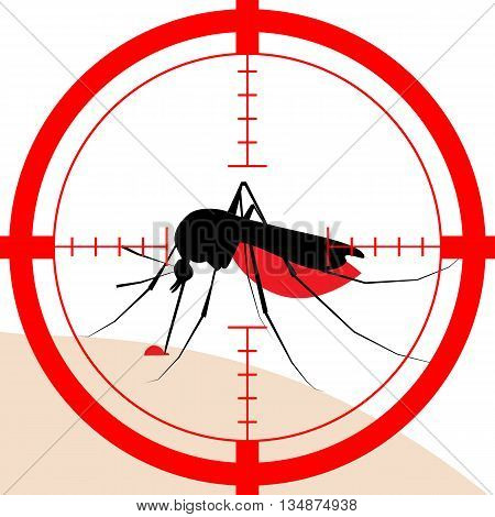 Target On Mosquito Bite