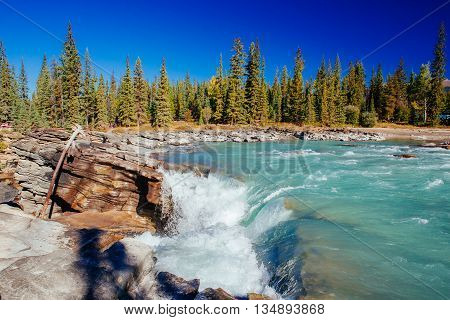 Athabasca Falls, Icefield Parkway, Jasper National Park