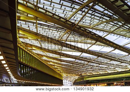 Les Halles Metro Station And Shopping Mall Cupola