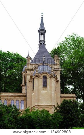 Old Medieval Church In French Countryside