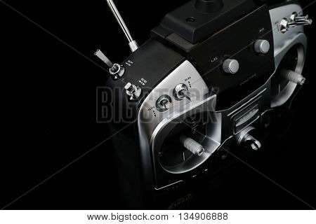 Transmitter contorl for a RC helicopters and RC airplanes.