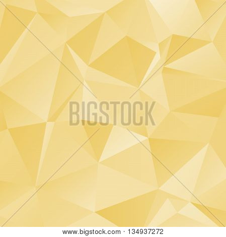 Geometric vector golden pattern. Abstract ornament for wallpapers and backgrounds