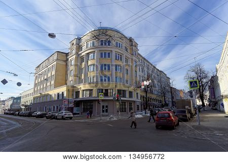 Nizhny Novgorod Russia - February 5.2016. Old Cinema Record in Nizhny Novgorod Russia